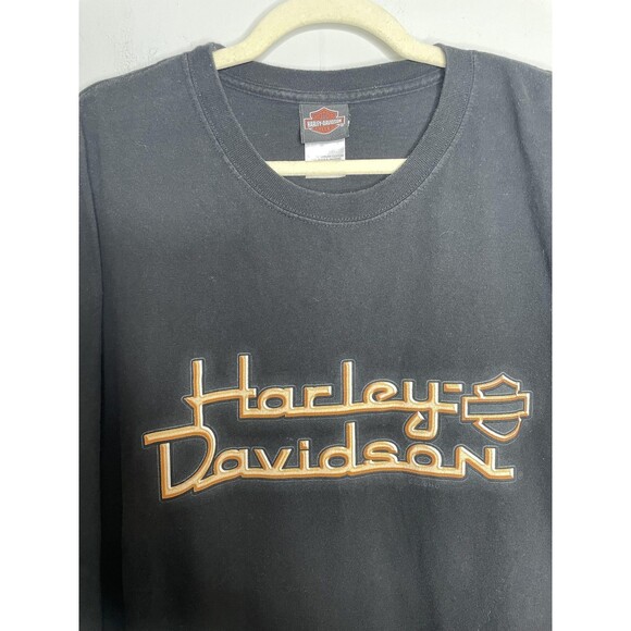 Vintage Harley Davidson Shirt Mens 5XL Black Heritage Gargoyle Graphic Y2k - Picture 3 of 9